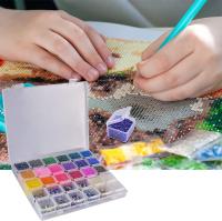Caja De Diamantes Para Pintura DIY 30 Cuadrículas Caja De Almacenamiento Para Joyería Y Uñas Contenedor De Herramientas De Arte - details 6