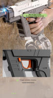 Pistola De Agua Eléctrica UZI Para Niños Juguete De Tres Funciones Integradas Con Luz Como Una Scorpion Juego De Agua Al Aire Libre Regalo Para Niños Hombres - details 2