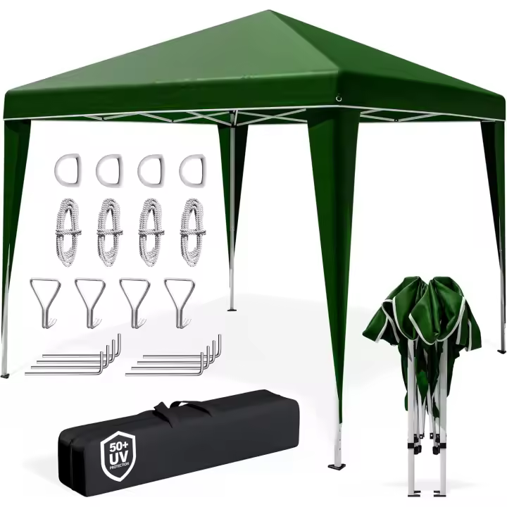Pabellón Capri 3x3m Carpa Cenador de Jardín Fiestas Protección UV50+ Pop-Up Camping Festivales Patio - 1
