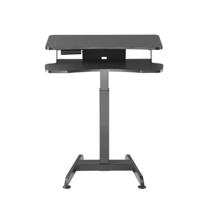 Maclean MC-835 Portable Desk Electric Height Adjustable 72 -122cm max. 37 kg Control Panel Sit Stand Work Station - 1
