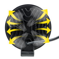 Faros De Trabajo 24V LED 72W Para Coche Motocicleta Camión 4x4 Offroad ATV Tractor Lámpara De Ojos De Ángel Universal Para Vehículos - details 1