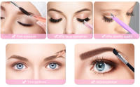 Set De 6 Pinzas Profesionales De Acero Inoxidable Para Mujeres Y Hombres Pinzas De Precisión Para Cejas Y Pelos Enganchados - details 1