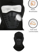 Máscara Facial Térmica De Piel De Oveja Para Motocicleta Y Bicicleta Protección Contra El Viento Y El Frío Para Ciclistas Y Esquiadores Hombres Y Mujeres - details 3