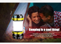 Linterna Portátil Recargable LED Super Brillante Con Fuente De Luz Doble Para Camping Y Excursiones Al Aire Libre Tipo C - details 3