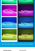 Tira De Luces LED RGB Flexible 5-10M 480LEDS 784LEDS 840LEDS DC 12V 24V CCT RGBCCT RGBW RGBWW Blanco Cálido NW Fita LED Para Decoración De Hogar - details 6