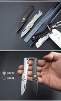 Cuchillo Plegable SANRENMU 431S Con Abertura De Botella Y Agujero Para Llavero Hoja De Acero Inoxidable 12C27 EDC Portátil Para Camping Y Uso Diario - details 13