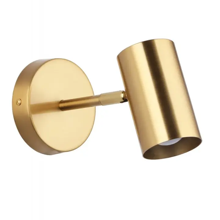 ALPINALUZ Aplique Lámpara de Pared Aluminio Foco Orientable E27 para Dormitorio, Sala de Estudio,Mesita de Noche - 1