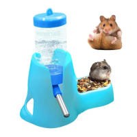 Dispensador Automático De Agua Para Hamsters Y Otros Pequeños Animales Taza De Alimentación Con Contenedor De Alimentos De 80ML Para Cochinillos Y Ratones - details 2