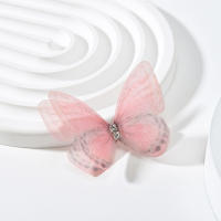 Patch De Mariposa Doble 3D Simulación Malla 5cm Para Decoración DIY De Cabello Y Uñas Diseño De Bouquet Soñado Y Explosivo - details 5
