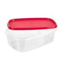 HOGUITA-Set de 9 Fiambreras de Plástico con Tapa Multicolor, Recipientes Reutilizables para Alimentos, Apilables, Cuadrados y Rectangulares, Apto para Microondas, Lavavajillas y Congelador, Libre de BPA - details 3