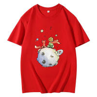 Camiseta De Verano Para Hombre Algodón Con Estampado De Príncipe Cartoon Camiseta Gráfica O-Neck Manga Corta Para Mujer Top Casual - details 6