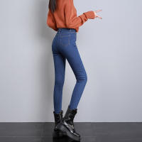 Nuevas Jeans Térmicas Para Mujer Invierno Con Forro De Plush Cálidos Y Elásticos Skinny Denim Gruesos Para Estudiantes Trousers De Madre Con Fur - details 10