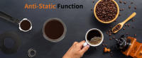 AIGOSTAR Molinillo de Café Eléctrico con Soporte Desmontable y Contenedor, 180W, Panel Táctil LCD, 52 Regulable de Molido Molinillo de Café - details 5