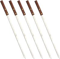 5 piezas de Maple inoxidable barbacoa pinchos Plato Parrilla pinchos barbacoa Palos reutilizables Fuerte barbacoa carne pinchos Plato barbacoa - details 1