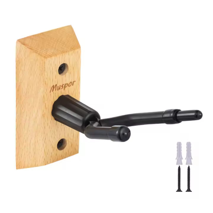 Soporte De Pared Para Violín Y Viola Con Gancho Para Arco Base De Madera 1 Pack Accesorios Para Exhibición Y Almacenamiento De Violines - 1