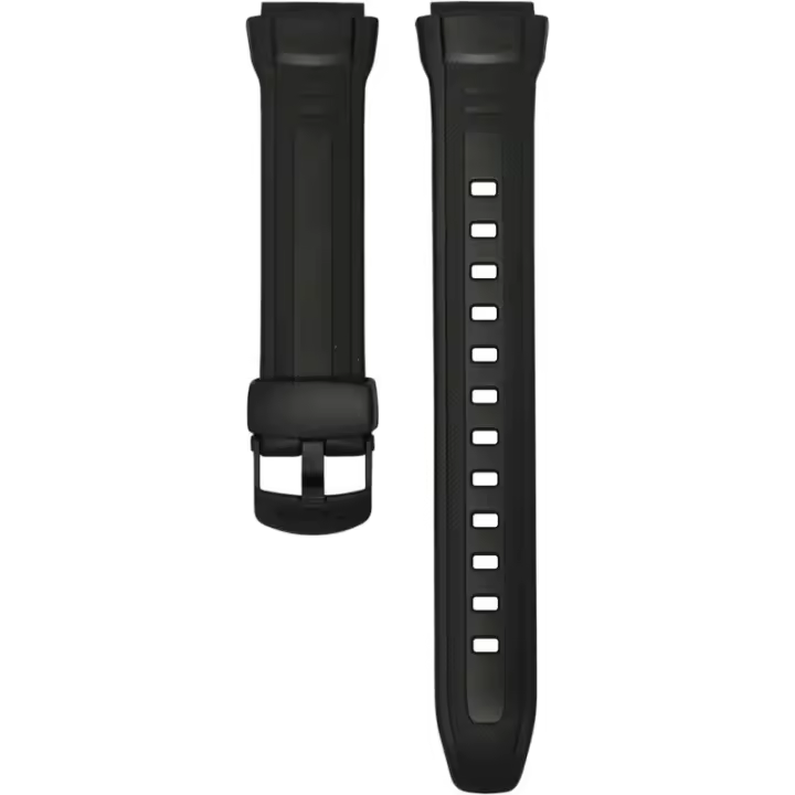 Correa Casio Original Resina Color Negro Para W-212h-1 W-212h-9 - 1