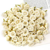 20/50Pcs Rosas Artificiales 2CM Flores Falsas Para Decoración De Hogar Jardín Bodas DIY Scrapbook Guirnalda Regalo Accesorio - details 19