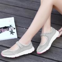 Zapatillas De Mujer Blancas Transpirables ZapaWomen Moda Casual Zapatos De Trabajo Planos Con Mesh Superior LIZUXIE - details 5