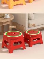 Nueva Silla Plegable De Plástico Grueso Creativa Con Dibujos Para Exteriores Y Uso Doméstico Pequeño Banquillo Para Niños Regalos - details 14