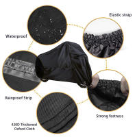 Cubierta de motocicleta para NMAX, AEROX, PCX, MIO, BEAT, CLICK, impermeable, lluvia y polvo, cubierta UV - details 6