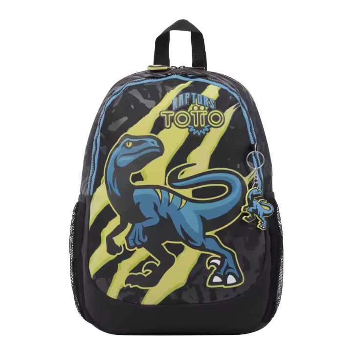 Totto Mochila escolar Raptor -Dimensiones:28.5 x 40.5 x 11 cm-Material: Poliester - 1