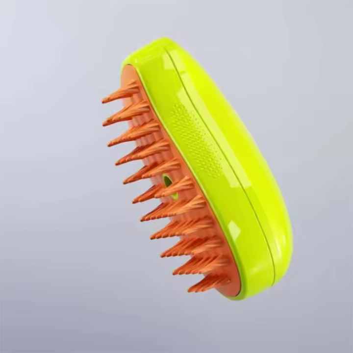 Peine Para Mascotas Anti-Pelaje Flotante Con Misting Para Perros Y Gatos Cepillo De Baño Con Botón De Spraying Unidireccional - 1