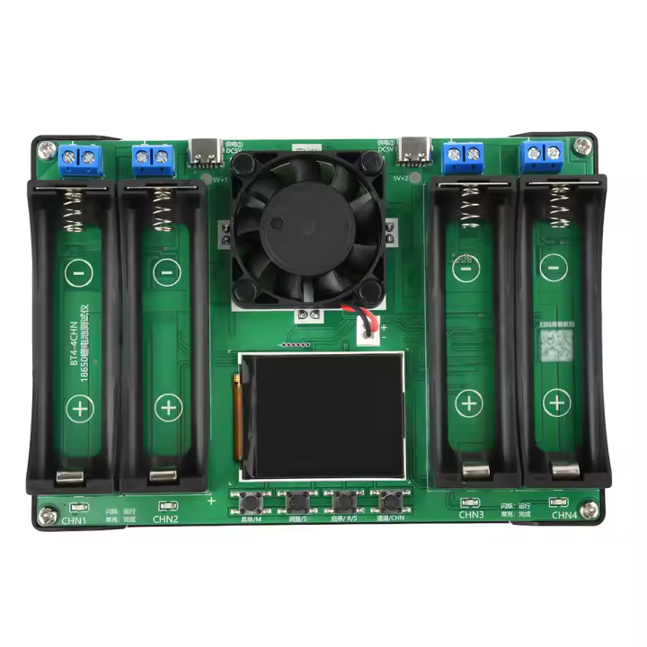 Prueba De Capacidad De Batería 18650 modulo De Carga Y Descarga Automática 2/4/8 Canales Prueba De Carga Y Descarga De Carga Electrónica - 1