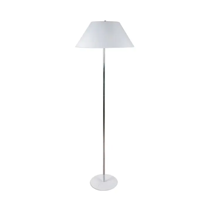 Lámpara de pie Natália Lumit 40W blanco/cromo Ø50x157 cm - 1