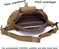 Riñonera para Corre, ideal para Exterior, senderismo, camping, Escalada, trekking y Caza, para hombre y Mujer. - details 3