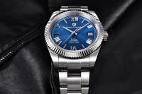 Reloj Mecánico Para Hombre PAGANI DESIGN DD40 2024 Resistente Al Agua Cristal De Esmeril Acero Inoxidable Con Numeración Romana Y Calendario Completo - details 7