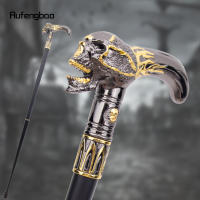 Bastón Decorativo De Cabeza De Calavera Dorada Y Negra 36'' Estilo Vintage Para Cosplay Steampunk Y Fiestas De Disfraz - details 0