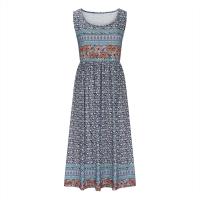 Vestido Casual Sin Mangas para Mujer – Estampado de Verano 2025, Estilo Jersey, Talla Grande, Moda Primavera-Verano Europa y EE. UU. - details 6
