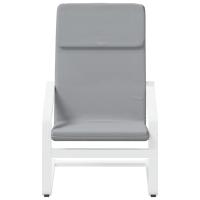 vidaXL Sillón de relax de tela gris claro - details 3