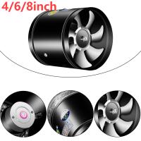 Extracador De Aire Mini 2800RPM Metálico Para Baño Y Cocina Ventilador De Pared Con Tubo De 4 6 8 Pulgadas Bajo Ruido - details 11