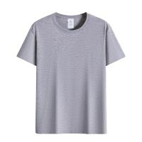 Camiseta De Algodón Puro Para Hombres Y Mujeres 2024 Camiseta Corta Con Estampado Hugo Cuello Redondo Oversize Para Verano - details 6