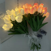 10/15pcs Luminosas Tulipanes LED Simulación Alta Calidad Flores Falsas Para Decoración De Hogar Y Fiestas Boda Decoración De Flores Artificiales - details 8
