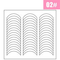 1PCS Guía De Dibujos Para Uñas En Blanco Estilo Francés Adhesivo De Acrylic Para Arte De Uñas DIY Decoración De Tiras Y Plantillas Para Uñas - details 4