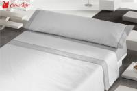Juego de Sábanas Estampadas Cisne Rojo Modelo Rayas  – 50% Algodón 50% Poliéster, Suaves, Duraderas y Sin Plancha - details 4