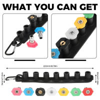 Juego De Tornillos Para Lavadora De Presión Con Soporte De Boquilla 5 O 7 Grados Kit De Lavado a Frotar 4000 PSI Conexión Rápida 1/4 Pulgada - details 5
