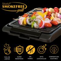 STARLYF Barbacoa eléctrica Smokefree Grill, 1250W, Revestimiento antiadherente, Cocción uniforme, Termostato Ajustable - details 0