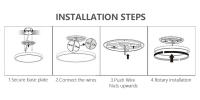 Lámpara De Techo BENEWTON TUYA LED RGB Control Remoto Por APP Y Voz Alexa Google Decorativa Para Hogar Iluminación Inteligente - details 13