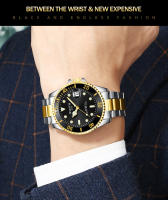 Reloj Mecánico Para Hombre Wlisth Con Calendario Y Vidrio Magnífico Verde Agua Fantasma Acero Inoxidable Resistente Al Agua - details 1