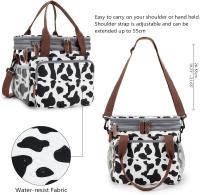 Bolsa De almuerta para Mujeres y habbres, lonchera expandible de Doble cubierta, bolsas de almuerta grandes, a prueba de fugas, aisladas, reulizable, Bolsa friadora De almuerta - details 3