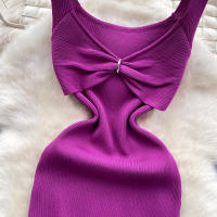 Vestido De Encaje Sin Hombros Para Mujer REALEFT Verano Elegante Sólido Ajustado Con Lazo Estilo Bodycon Para Fiesta - details 8