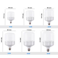 Bombilla LED E27 Protección Ocular Ahorro De Energía Para Interiores Sala De Estar Dormitorio Oficina Luz Blanca Fría 5500-7000K - details 7