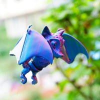 Adornos De Escritorio Con Juntas De Murciélagos 3D Imprimibles Figuras Creativas Y Originales Para Regalos Movibles Y Realistas - details 1