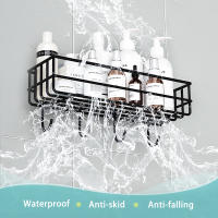Estante De Baño Metálico Sin Perforar Organizador De Condimentos Esquina Para Almacenamiento De Shampoo Y Cosméticos Accesorios De Baño - details 9