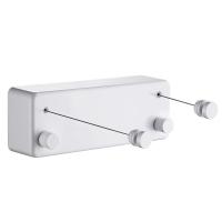 Tendedero retráctil Ajustable 4,2 M Ajustable Inoxidable Cuerda Retráctil Montado Retractable Exterior Lnterior Baño Jardín Resistencia Estante de Secado - details 4