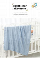 Mantas receptoras de Algodón para Bebés, 90x70cm, para niños y niños recien nacidos, Super suave, de Doble USO, para Cuna, cochecito, ropa de Cama, colcha sólida - details 0