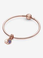 Pandora - Charm Colgante brilliant divisible with Yin y Yang - Baño de Gold Rose de 14 K - details 0